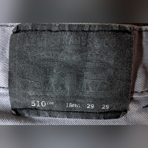 Levi’s 510 Super Skinny Fit Jeans Men’s 29 Grey Stretch Twill - Picture 15 of 16